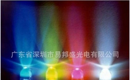 5MM指示红灯圆头LED 红灯圆头 草帽头 平头 LED发光二极管