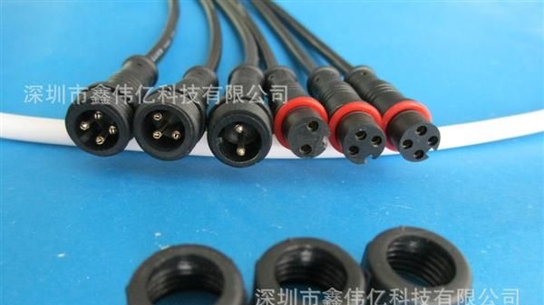 【UL认证】2P <font color=red>LED</font>灯条灯带 装饰灯 信号灯 公母