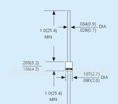 生产加工快恢复二极管UF4007 / UF4004
