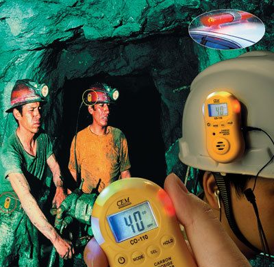 CEM华盛昌 CO-110一氧化碳测试仪 气体泄露探测器