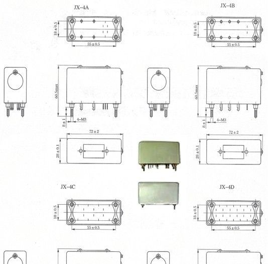 JX-3/4 型小型直流电磁继电器381/2
