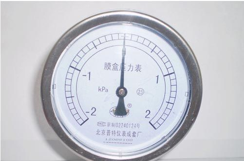 供应普特YE100B不锈钢膜盒压力表