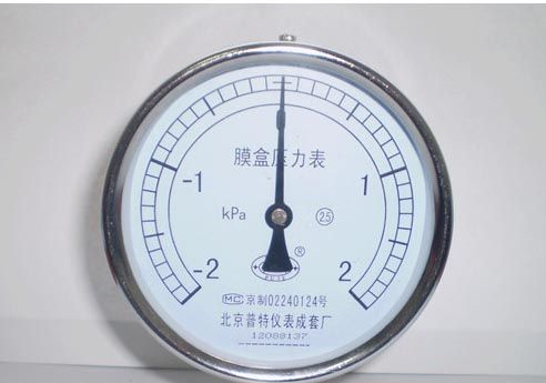 供应普特YE100膜盒压力表