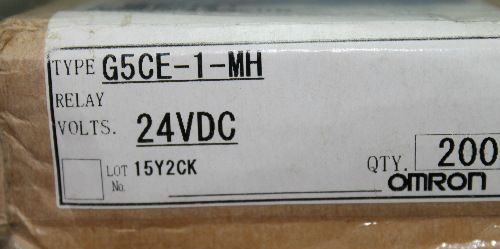 继电器G5CE-1-24VDC北京现货