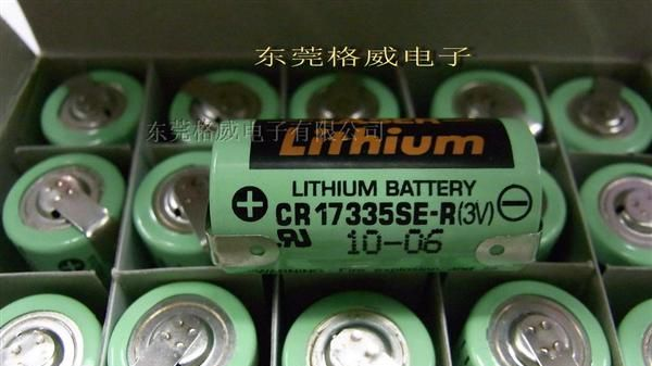 原装 SANYO三洋 CR17335SE-R(3V) PLC工控锂电池 带焊脚
