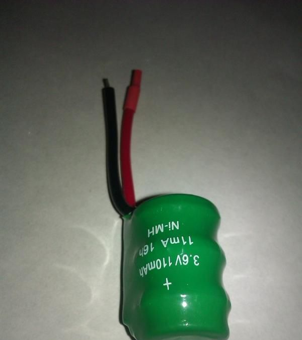四川海盛厂家直销3.6V 110H扣式镍氢充电电池--3JN110H2AL
