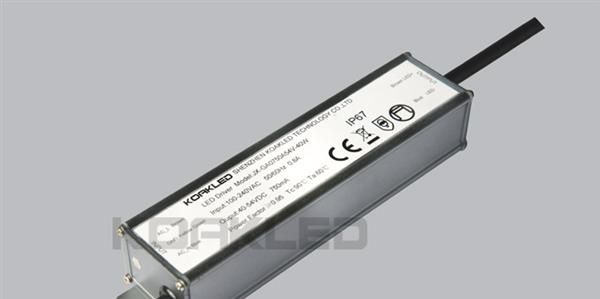 厂家供应铝外壳50W LED防水电源 过CE/UL安规认证 金橡品牌