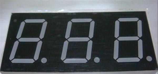 0.8三位数码管