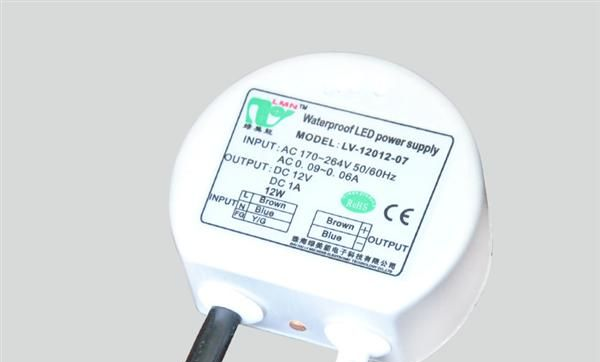 厂家直供LED灯具专用防水电源12W ,LED地埋灯电源