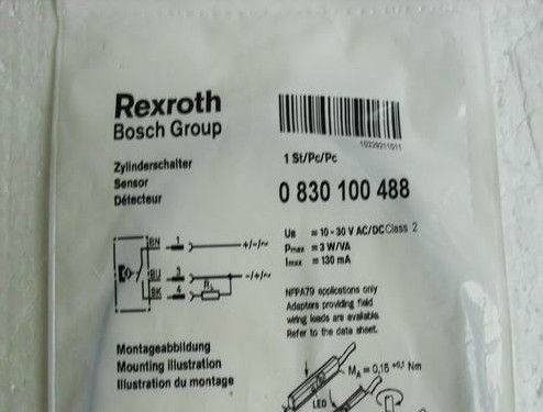 全新原装Rexroth磁性开关 0830100488 现货