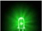 供应 5mm短脚有边雾状翠绿灯、5mm绿光LED