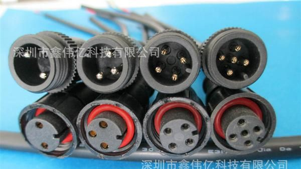 【电线电缆 VDE认证】3P 大功率LED电源 T型防水连接线
