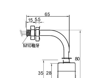 低价供应GMF - 80SL，侧装浮球液位开关，不锈钢GMF系列