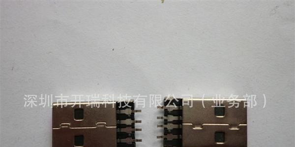 USB连接器 A公沉板式 A公鱼叉式　A公180度插板式　沉板带卡点式