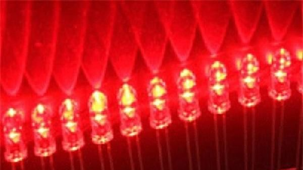 LED发光二极管 圆头有边红光 F5MM圆头白发红色led灯珠