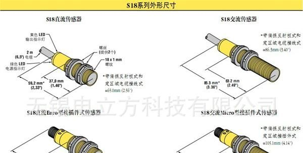 美国邦纳S18SP6R 光电传感器S18SP6RQ