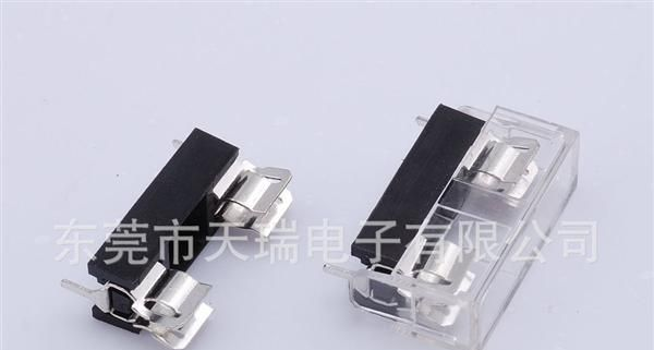 东莞厂家销售：5*20保险丝透明座子 ： PTF-15  JH-517 UL认证