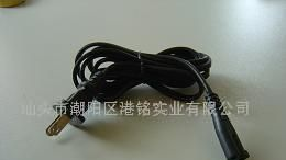 工业设备电源线,两极电源插头,两芯电源线,二极插头,CCC插头