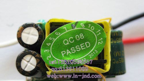 CE认证3WLED球泡灯电源_1X3W_600MA_3-3.6V（图）