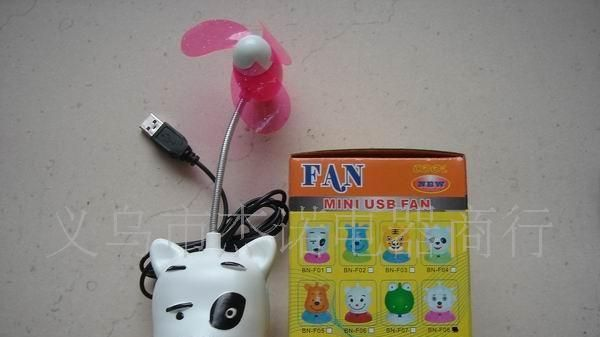 JS-4035  USB 电池 双用迷你风扇