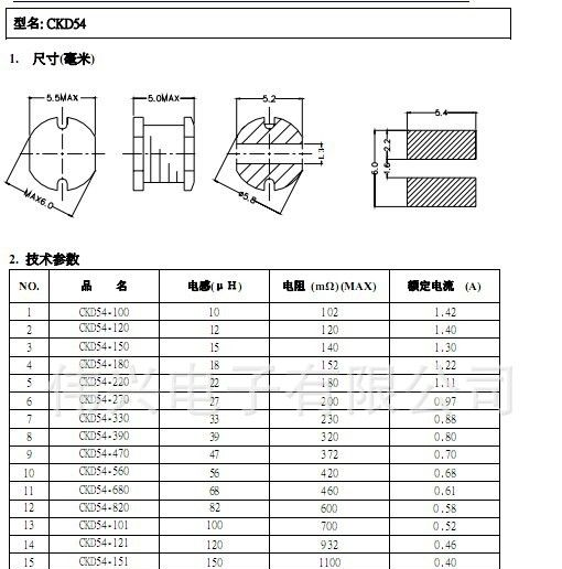 功率电感 大电流 优势 深圳厂家供应 贴片电感 CD54-220UH 现货