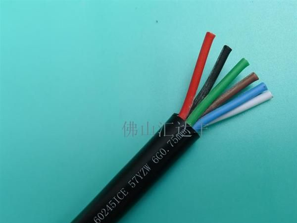 【长期现货供应】YZW 6×0.75 LED电源线 防水橡胶线