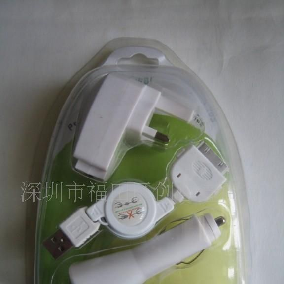 苹果iPhone3GS 4G 英规三合一充电器