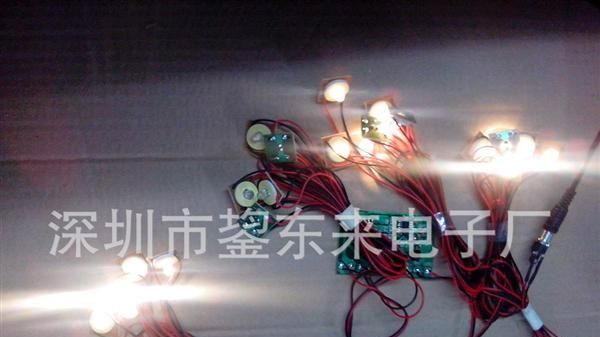 厂家直销闪灯机芯 电池盒七彩慢闪灯串 玩具工艺品装饰彩灯