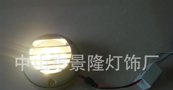 供应室内220V 3W 45粒3528贴片LED墙脚灯JE104E(配电源)全套灯