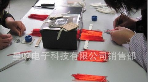 环氧封装小黑头NTC温度传感器热敏电阻/阻值R25=100K±1%/B值3950