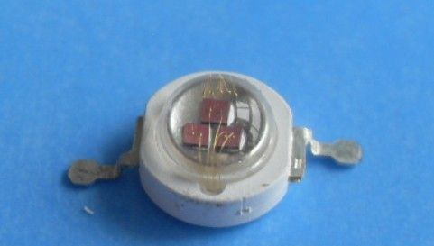 3W集成红光大功率LED灯珠 红光LED光源 红光LED灯珠 红光LE发光管