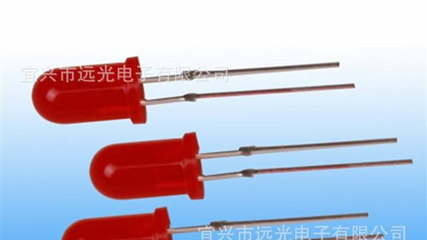 质优价廉 生产直径5mm 红发红短脚 led发光管
