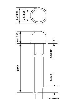 4.8草帽白发橙光LED 4.8MM橙光 F5草帽橙光 LED橙光