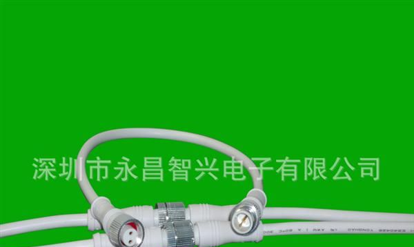 供应优质LED用防水插头 防水连接器 防水电源线