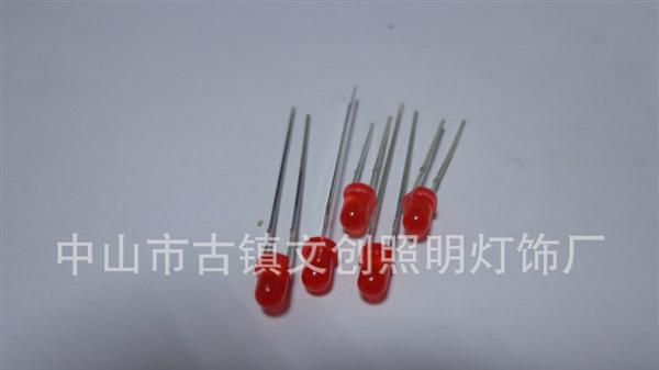 厂家供应LED红灯，LED指示灯，F3红发红