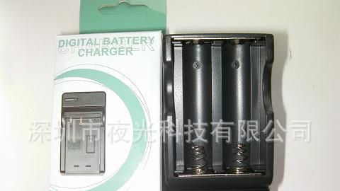 充电器 BR128双充 14500彩盒双充 锂电池专用旅行充电器 双充