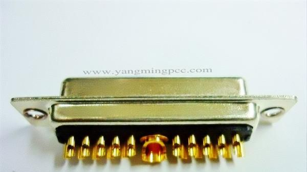 电源连接器 21W1 d-sub db  20+1 21w1母大电流混装直孔焊线