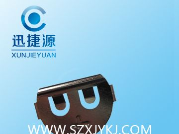 供应CR2016池弹片 弯脚电池扣 五金电池座