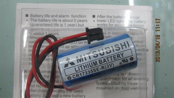 原装MITSUBISHI三菱CR17335SE-R 3V电池 MR-BAT. PLC工...