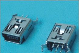 供应 mini USB，mini USB连接器厂家直销