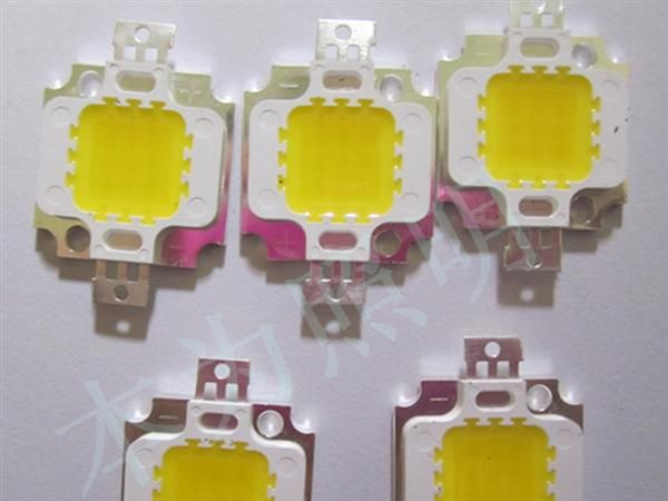 厂家直销10W 集成灯珠 LED 大功率集成白光
