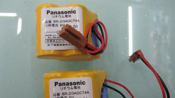 原装松下进口BR-2/3AGCT4A 6V电池PLC工控电池数控机床电池
