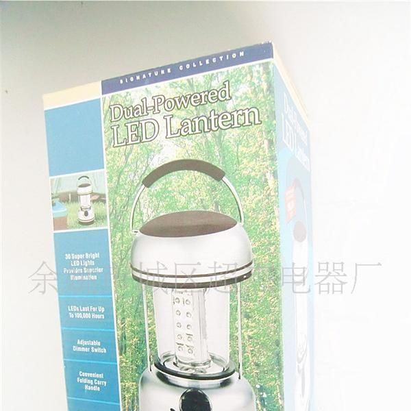 供应超亮手提式30LED野营灯照明灯