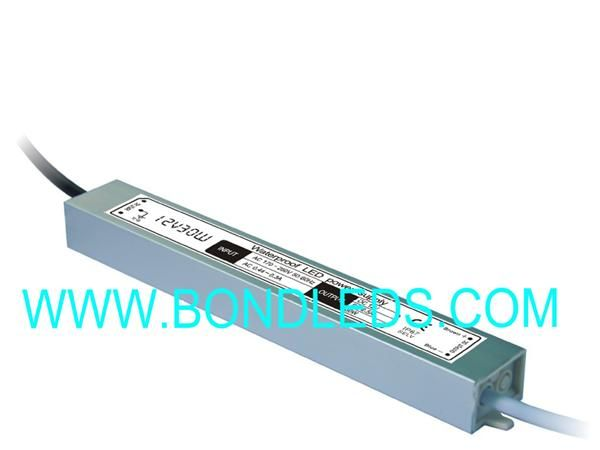 高效率大功率LED恒压防水电源12V30W 12V 2.5A防水开关电源