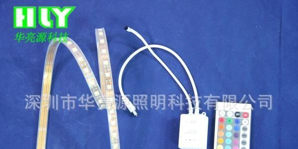 led软灯带 5050-RGB 带控制器按键触摸控制， 12V3A桌面式电源