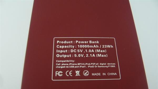 精美移动电源10000毫安大容量iphoneHTC小米手机外置电池 充电宝