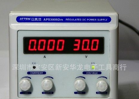 厂家直销  APS3005DM安泰信 30V5A 毫安显示直流稳压电源