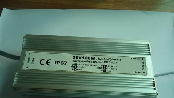 供应LED防水电源36V100w