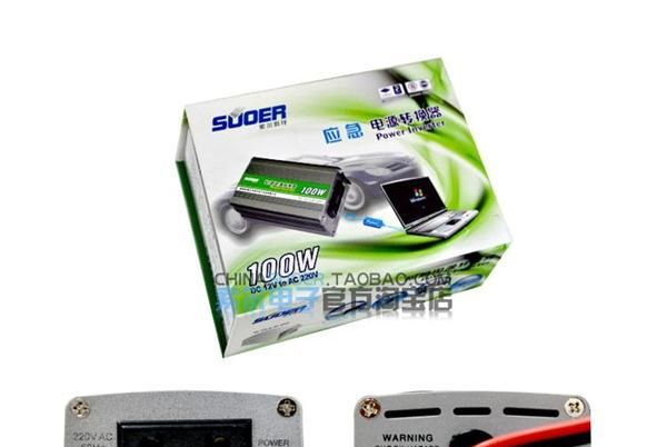 索尔SDA100W 逆变器12v转220v车载逆变器车载电源12v转220v