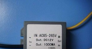 厂直销led驱动电源12W输入ACW12V1A投光灯洗墙灯恒压防水电源
